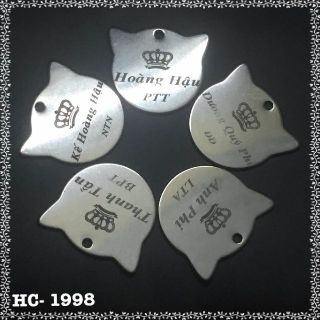 Thẻ tên thú cưng- pet tag