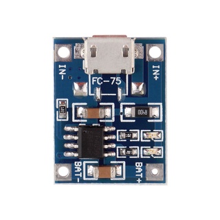 Mạch Sạc Pin Lithium 4.2V TP4056 1A Micro USB (dùng cho pin 18650)
