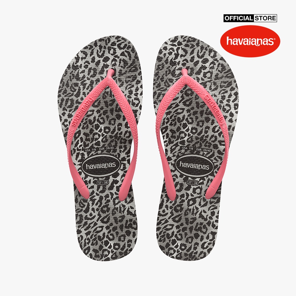 HAVAIANAS - Dép nữ Slim Leopard 4145480-0090