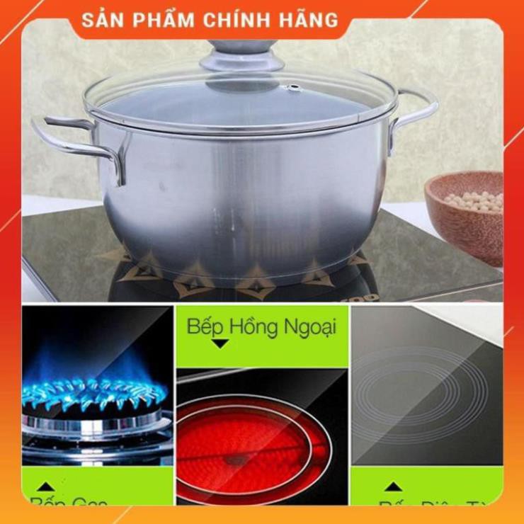 [FreeShip]  Bộ nồi inox Fivestar 5 chiếc 3 đáy vung kính, Hàng chính hãng - Bảo hành 5 năm BM