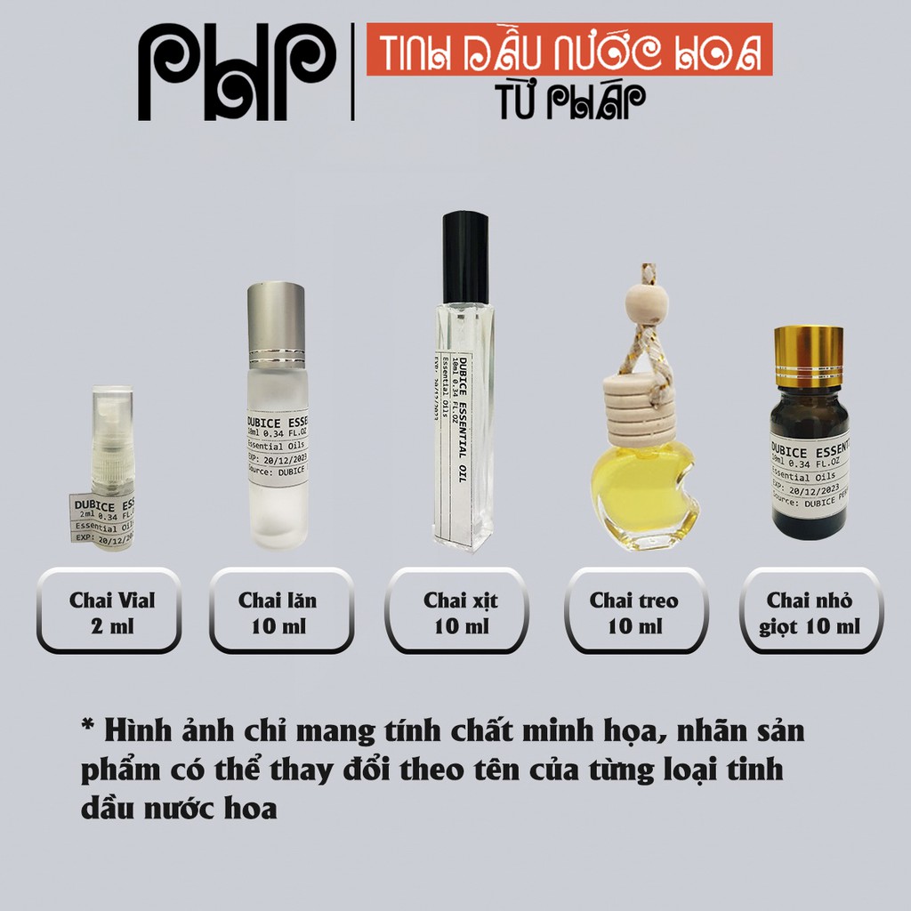 Tinh dầu nước hoa Nam Nữ Unisex Le LaBo thơm lâu từ 1 - 2 ngày dùng làm mỹ phẩm, xông phòng, khử mùi hàng cao cấp