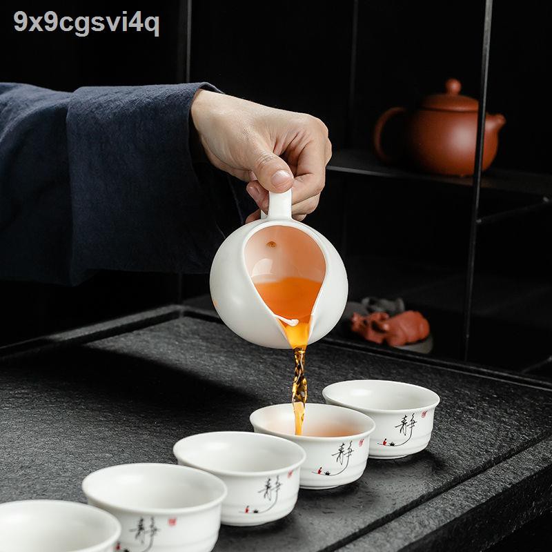 ✷№Phụ kiện bộ ấm trà Kung Fu tự động bằng gốm sứ Máy pha trà cối xay đá xoay gia đình chống đóng cặn Bình pha trà retro
