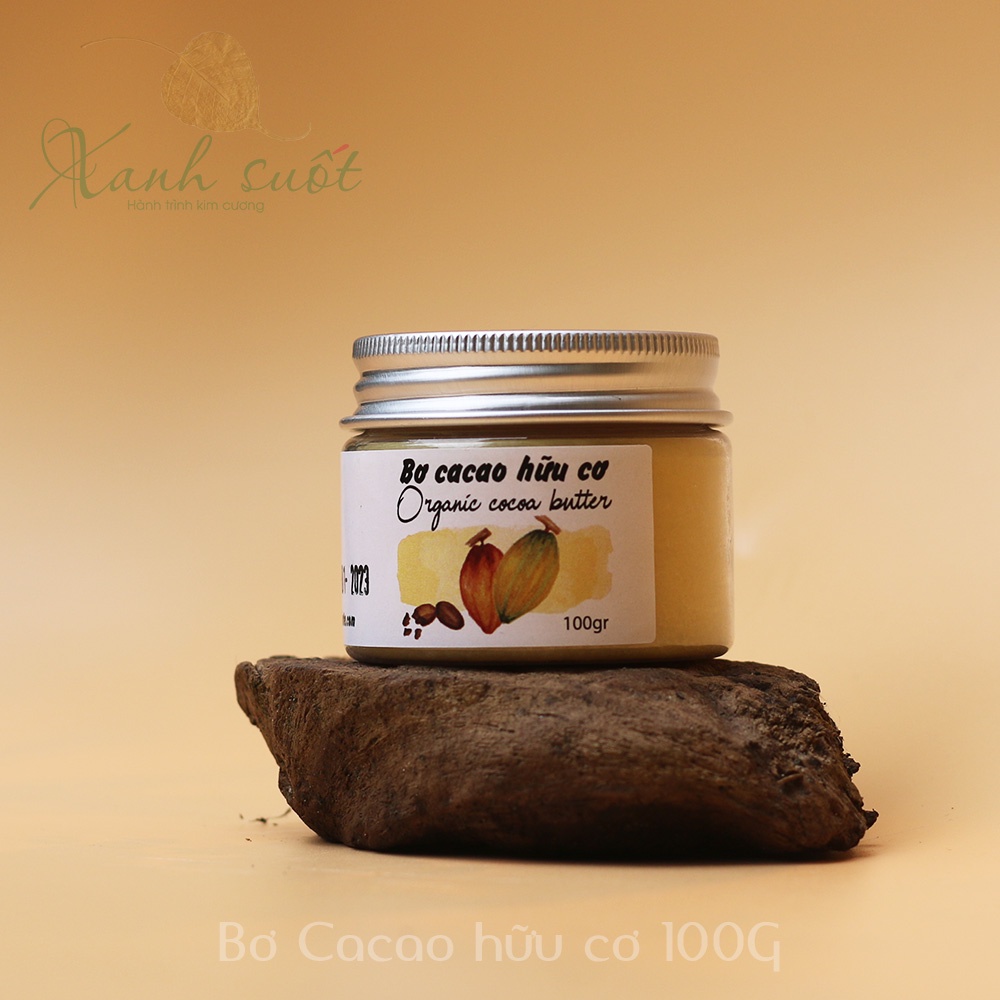 Bơ Cacao Hữu Cơ 50G- Organic Cocoa Butter- Bơ Từ Hạt Cacao