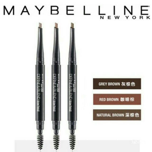 Chì kẻ mày Maybelline Define &amp; Blend Brow Pencil