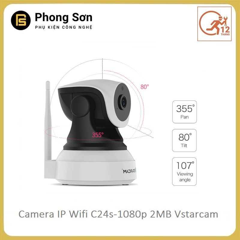 Camera wifi IP Vstarcam C24s Full HD 1080P , Bảo hành 12 tháng