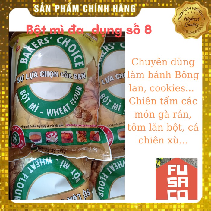 [HÀNG CHÍNH HÃNG] Bột mì Bakers Choice số 8 ( Bột mì số 8)