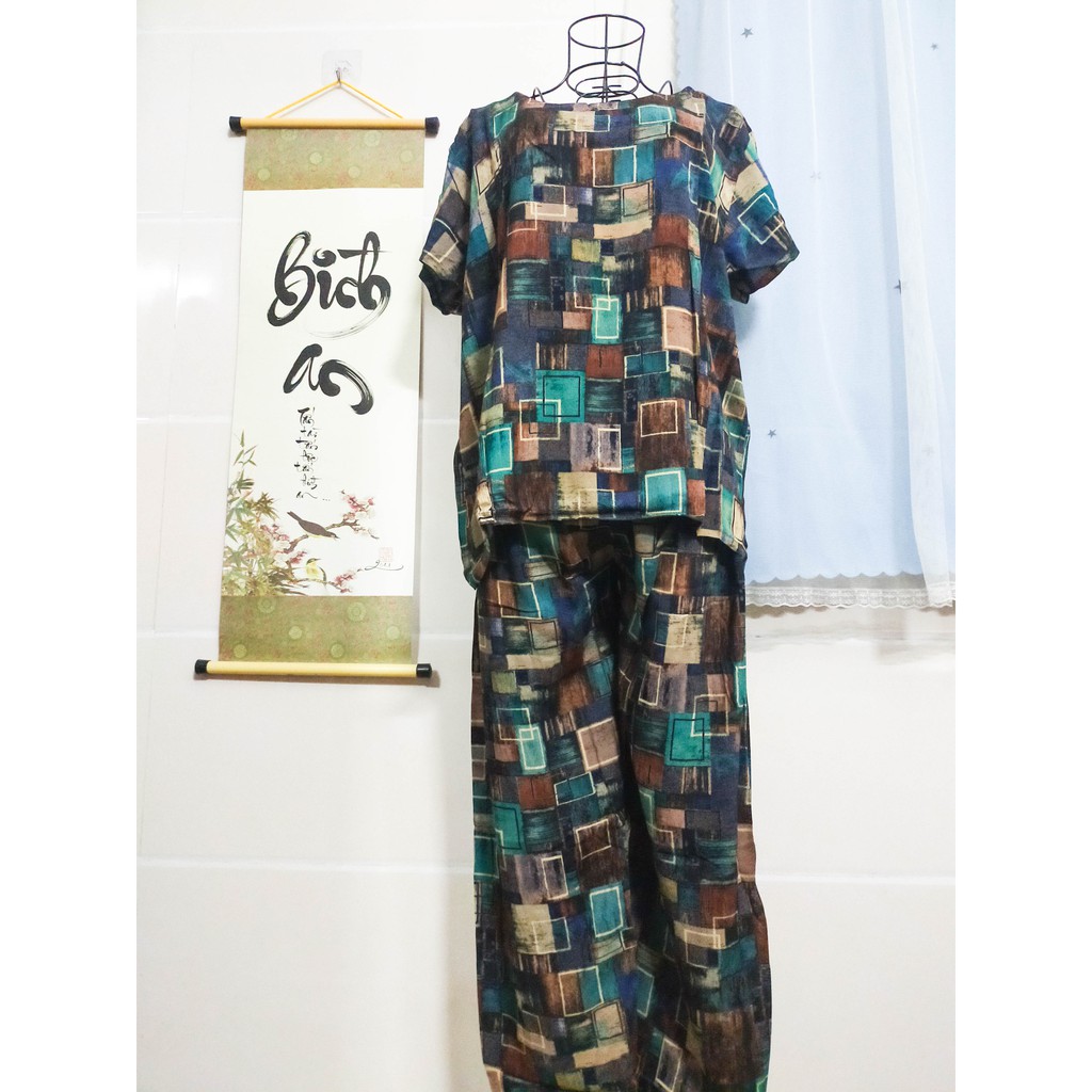 Bộ Lanh Lụa dài dành cho bà, mẹ, phụ nữ trung niên - cực mát cho ngày Hạ Chí