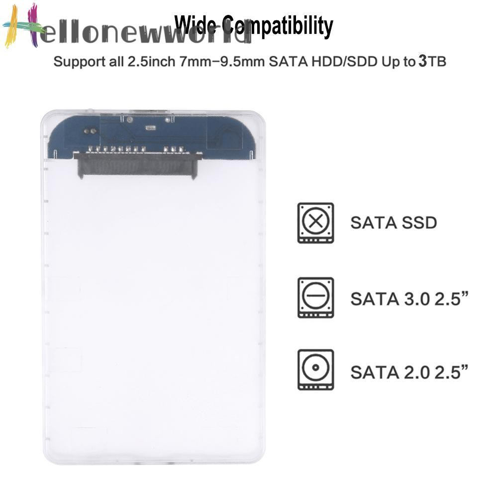 Hộp Đựng Ổ Cứng Ngoài 2.5 Inch Usb 3.0 Sata Hdd | BigBuy360 - bigbuy360.vn