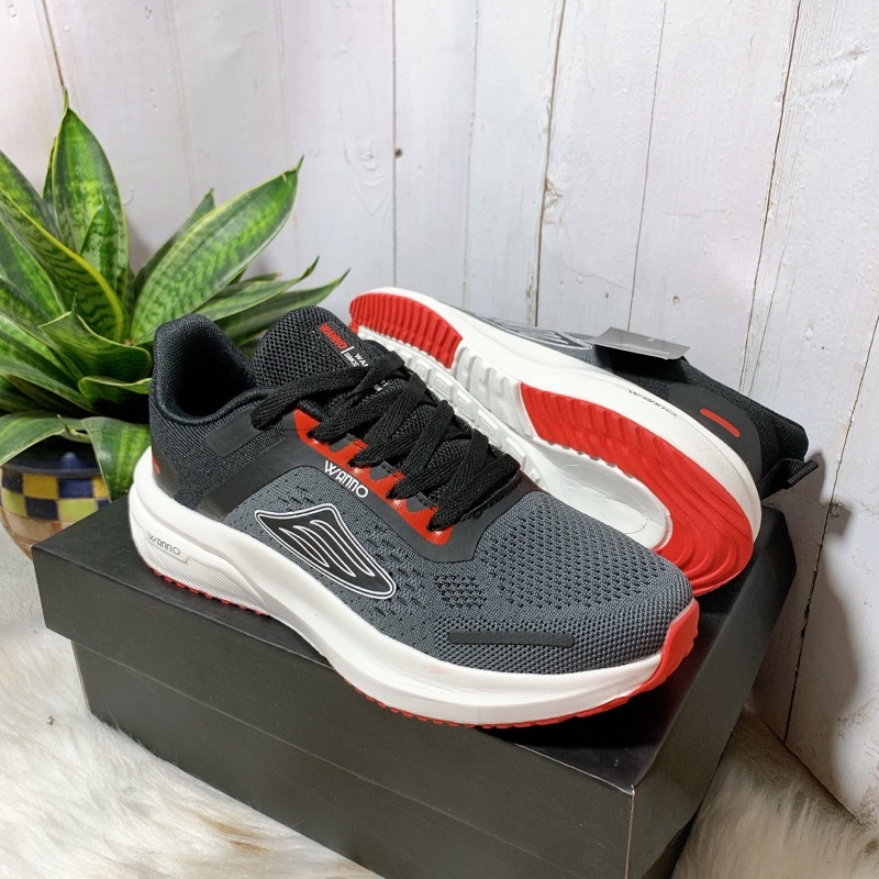 Giày thể thao Sneakers nam xám chuẩn xuất xịn có hộp 695