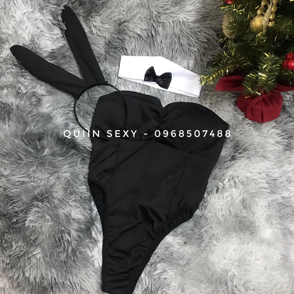 Cosplay Thỏ Bunny, Bodysuit Thỏ Bunny Đen Sexy CL020 | BigBuy360 - bigbuy360.vn