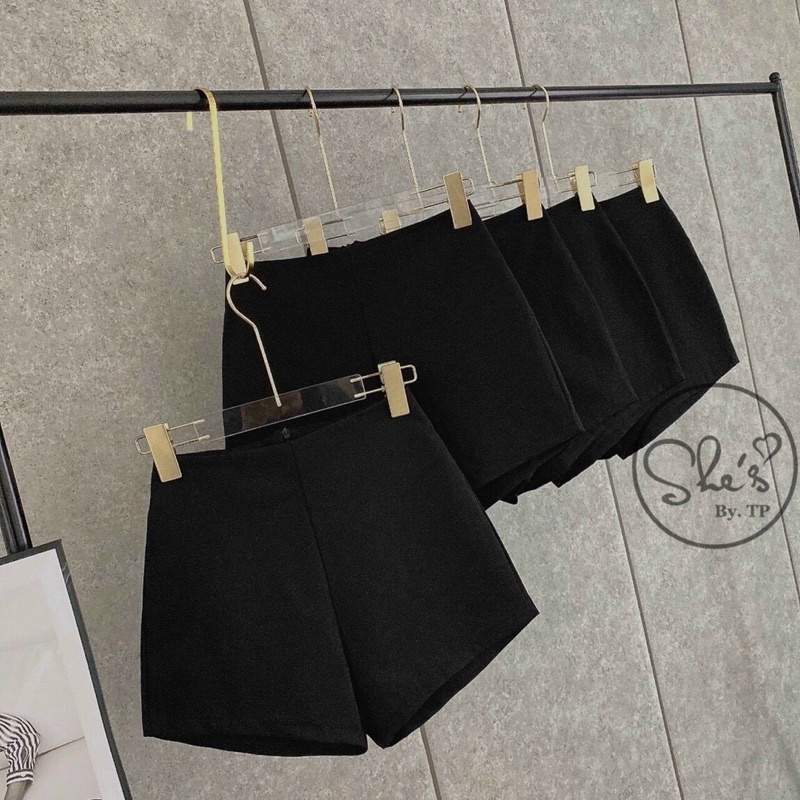 Quần short vải umi co giãn khóa sau siêu đẹp