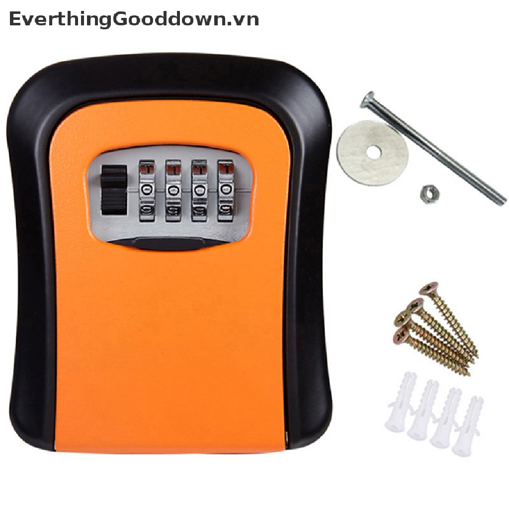 Everthingood Hộp Đựng Chìa Khóa Gắn Tường Có Mật Khẩu An Ninh