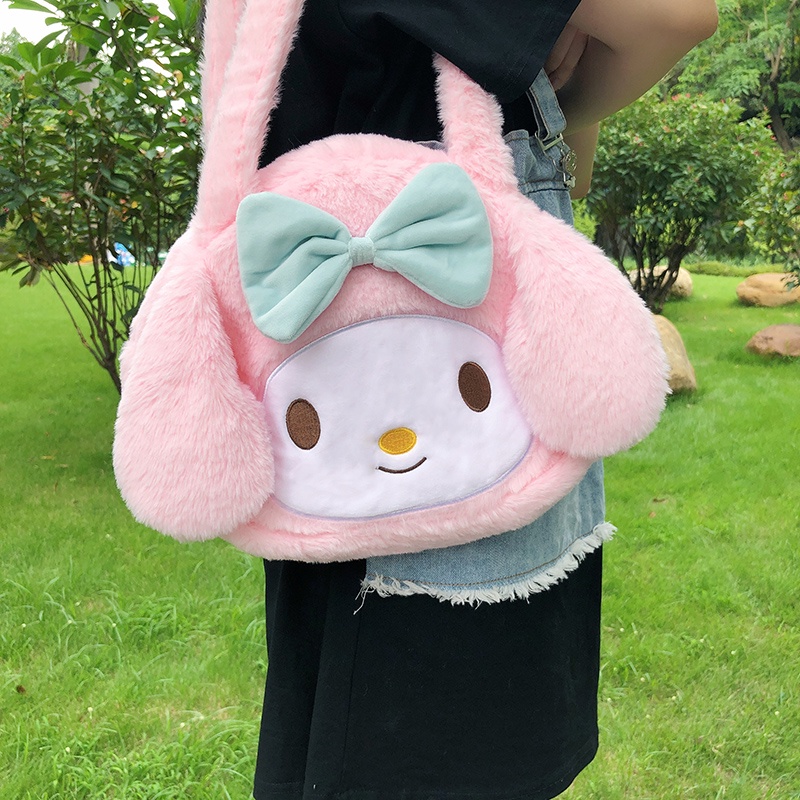 Túi bông đeo vai nhân vật Sanrio dễ thương