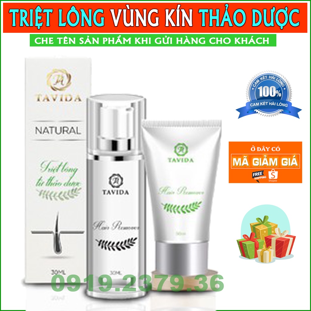[Che Tên Khi Giao] Triệt Lông Vùng Kín Tavida - Triệt Lông Bikini - Tẩy Lông tay - Tẩy Lông Chân | BigBuy360 - bigbuy360.vn