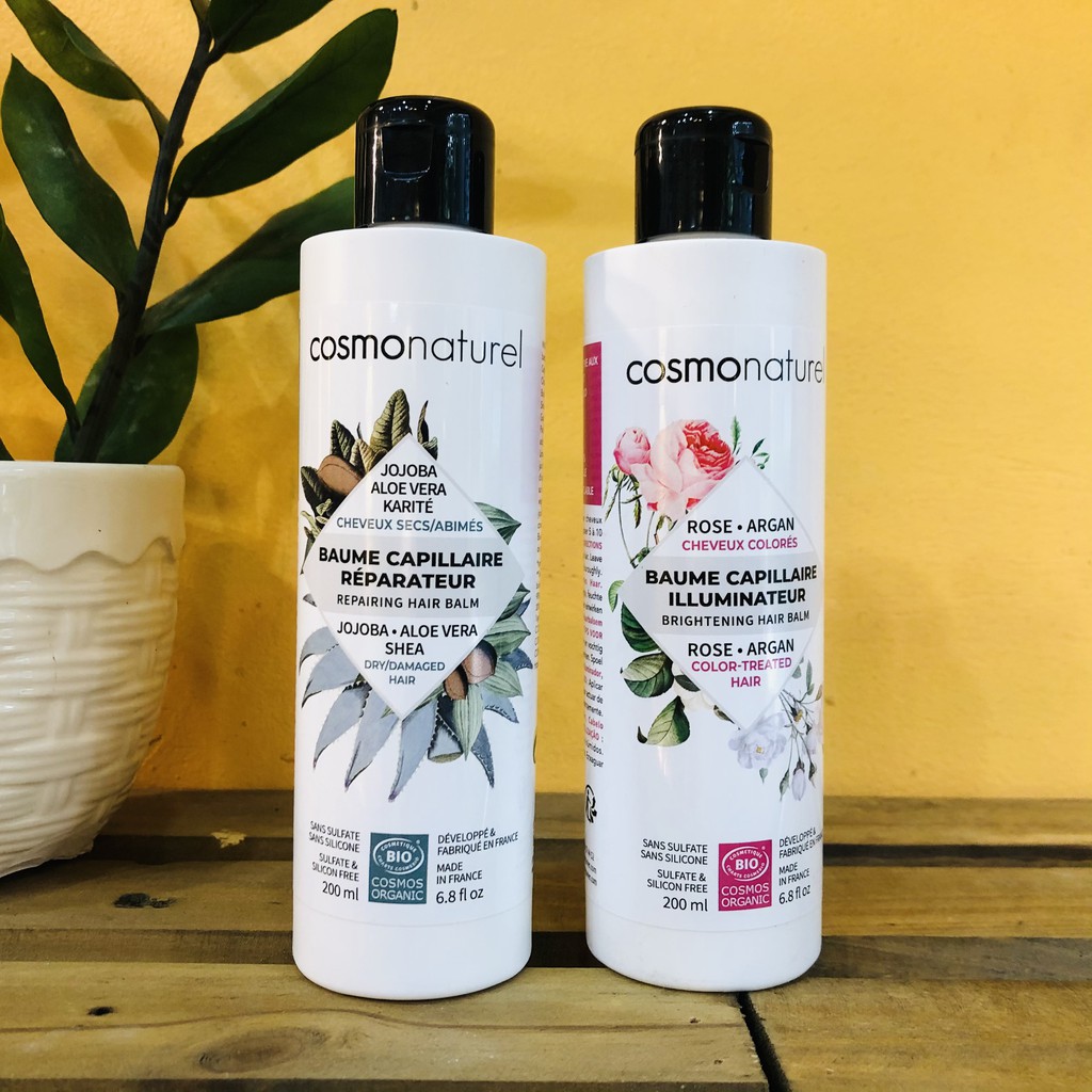 Dầu xả hữu cơ Cosmo Naturel Gravier 200ml