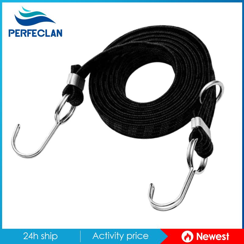 Dây Treo Hành Lý Co Giãn Có Móc Màu Vàng Dài 2m