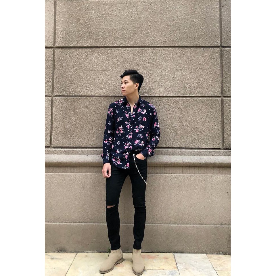 Áo Sơ Mi Nam Dài Tay TOUCHME ROSE BLUE Shirt | BigBuy360 - bigbuy360.vn