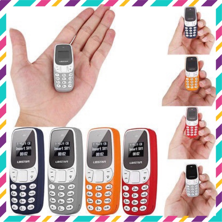Điện thoại mini L8STAR 3310 2 sim 2 sóng, thay đổi giọng nói, pin 350mAh