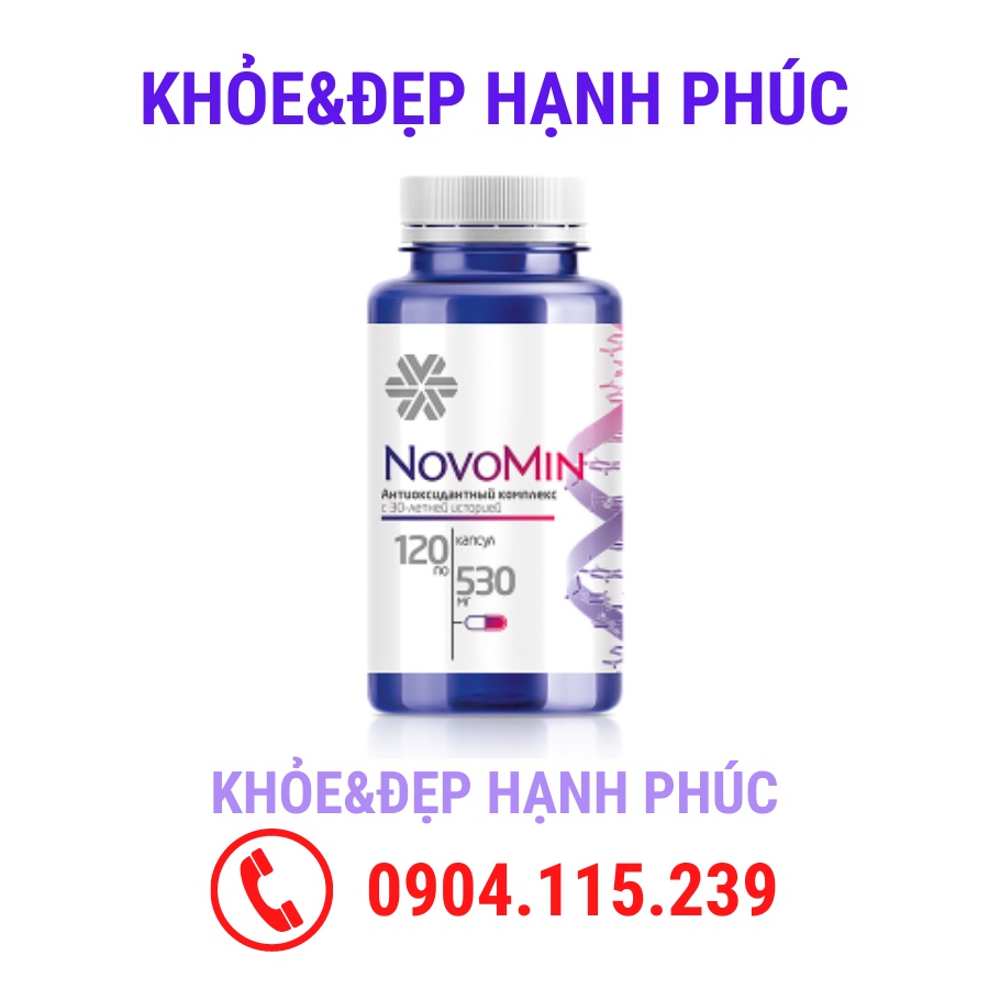 Novomin thực phẩm bảo vệ sức khỏe Siberian Hobomint Formula 4 – 120 viên/lọ