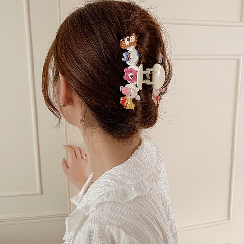 Dễ thương thời trang gấu hoạt hình cô gái kẹp tóc phụ kiện tóc ngọt ngào và tinh tế