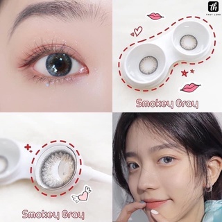 LENS XÁM TÂY - XÁM XANH - XANH TÂY GRAY TÂY LENS HÀN QUỐC + KHAY ĐƠN