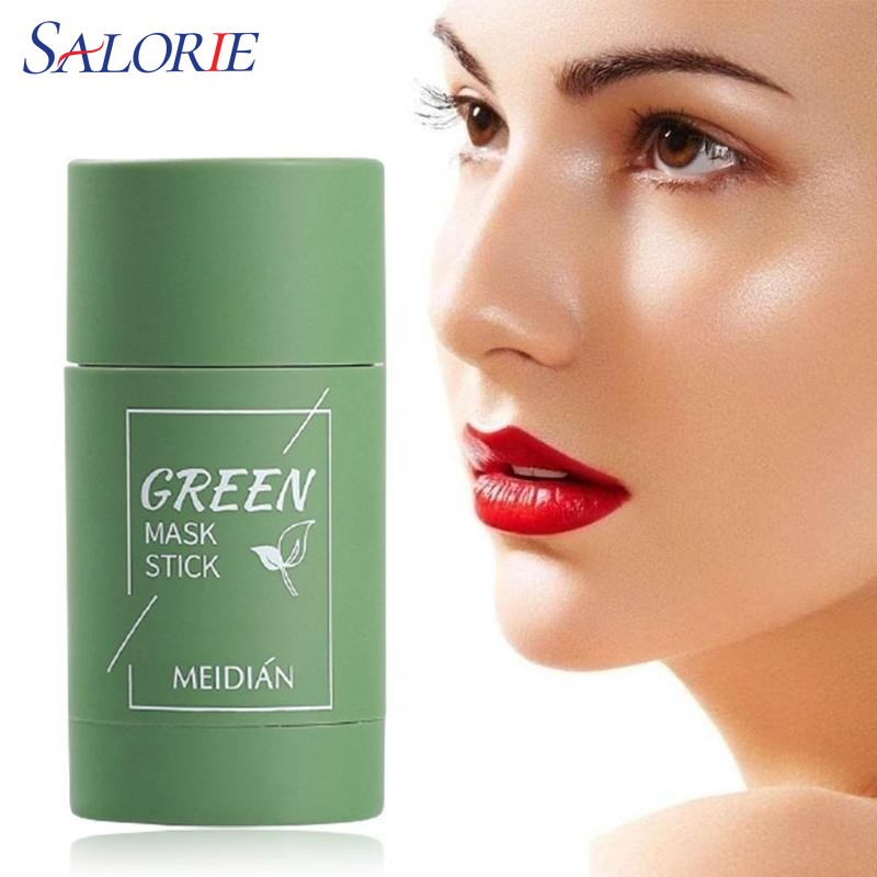 Mặt Nạ Trà Xanh Salorie Dạng Thỏi Dưỡng Ẩm Loại Bỏ Mụn Đầu Đen Chống Lão Hóa