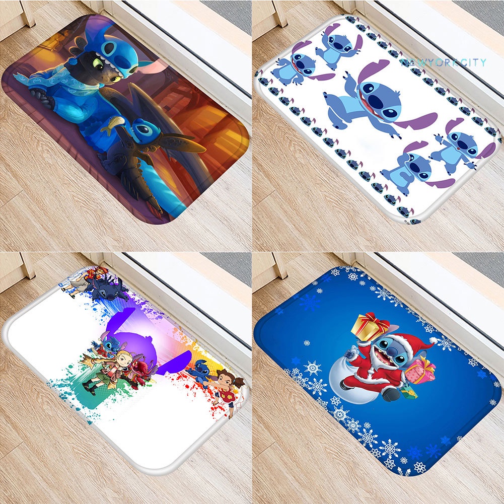 Thảm lót cửa chùi chân Chống Trượt Họa Tiết Hoạt Hình Dễ Thương