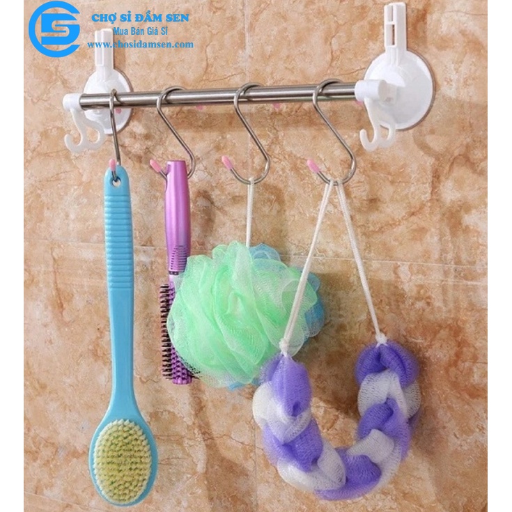 Vỉ 4 Móc đa năng treo đồ hình chữ S, Móc đa năng treo các vật dụng gọn gàng, tiện lợi  G369-MocChuS