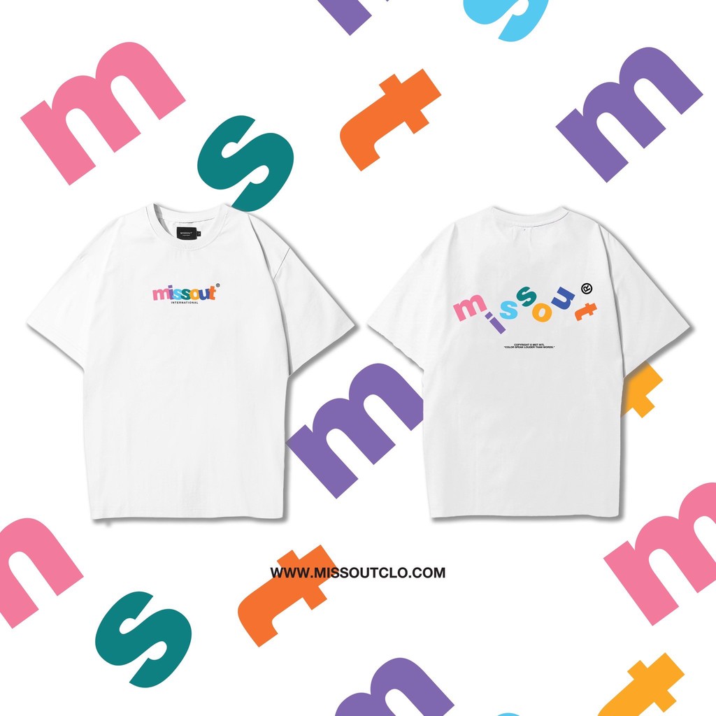 Áo Missout Logo Colorful