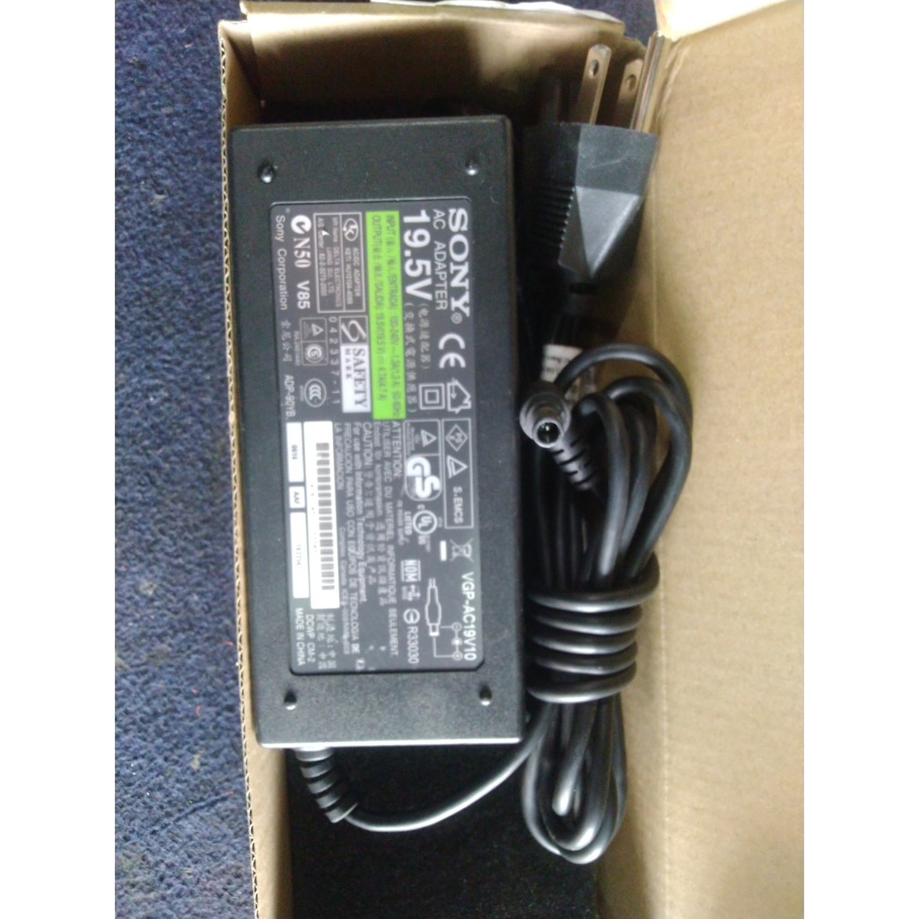 Bộ sạc Laptop SONY 19V-4.7A zin theo máy