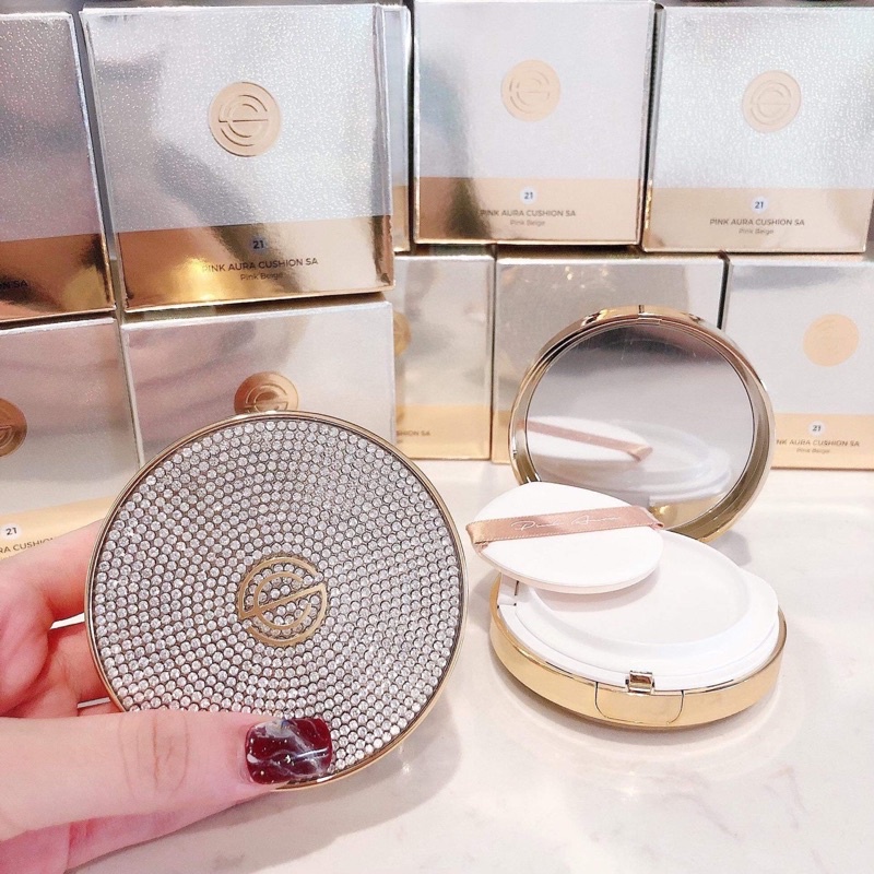 Phấn Nước DPC Pink Aura Cushion SA SPF50+ PA+++