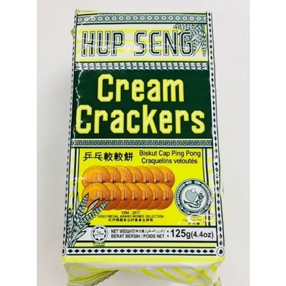 Bánh Ăn Kiêng Lúa Lạt Hup Seng Cream Crackers (Gói 125g)