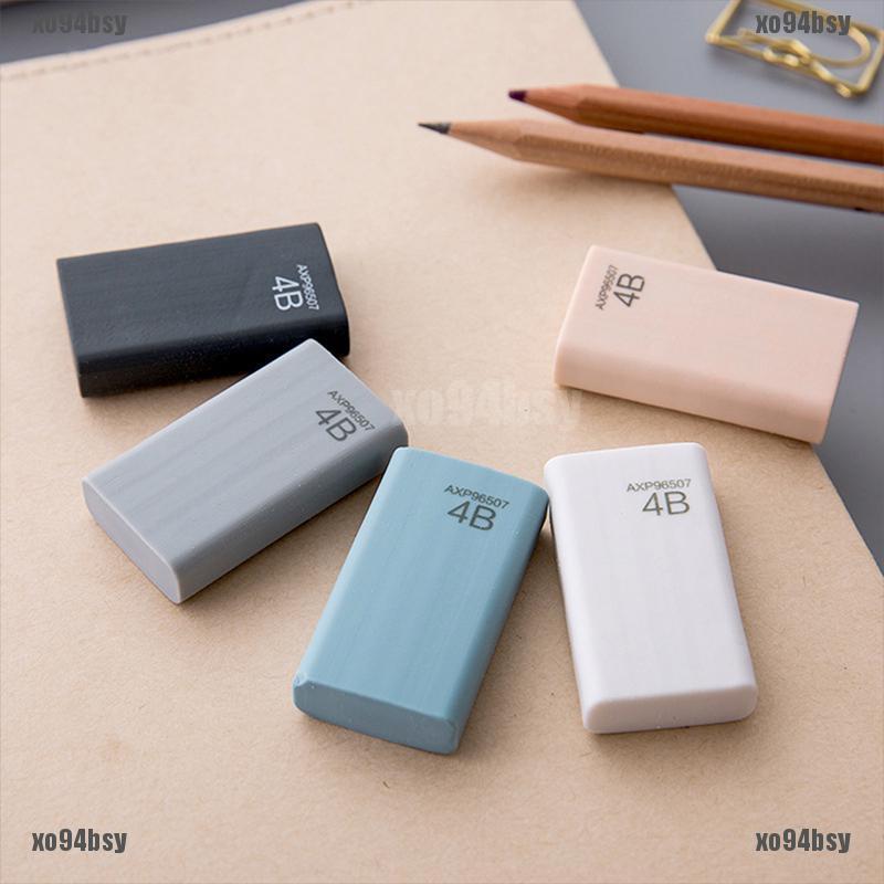 [xo94bsy]2pc New 4B Pencil Eraser Art Sketch Painting Dedicated Student Statione