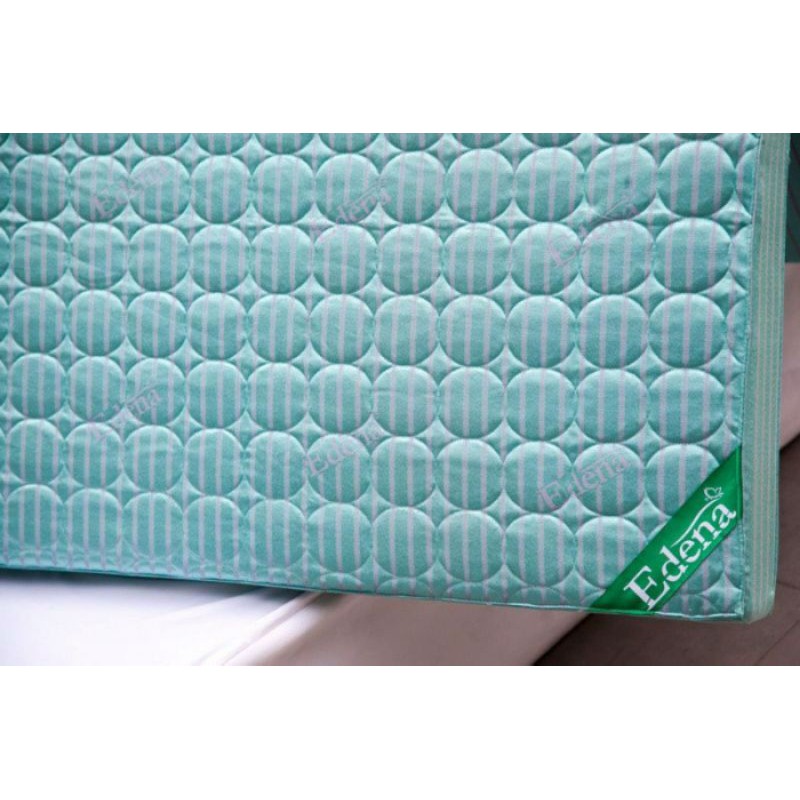 nệm bông ép 1m2x2mx10cm gấp 3 hàn quốc edena (vải trần gòn)