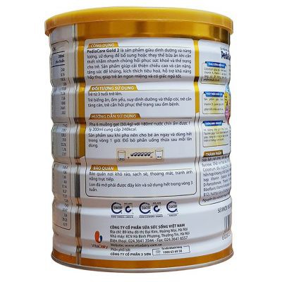 Sữa PediaCare Gold 2 900g (3 tuổi trở lên)