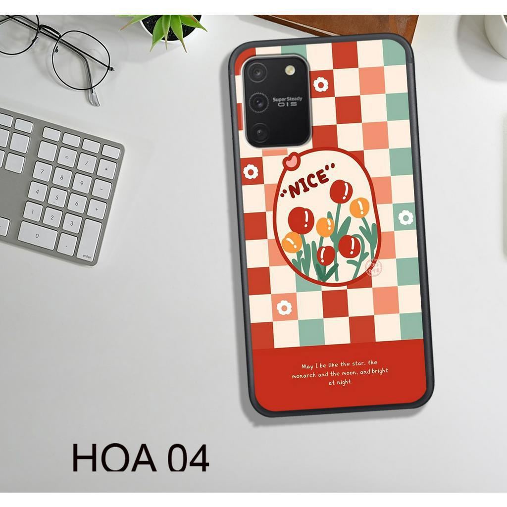 Ốp Lưng  Samsung S9 - S9 PLUS - S10 LITE-  NOTE 10 LITE , In Hình HOA, Màu Sắc Bắt Mắt.