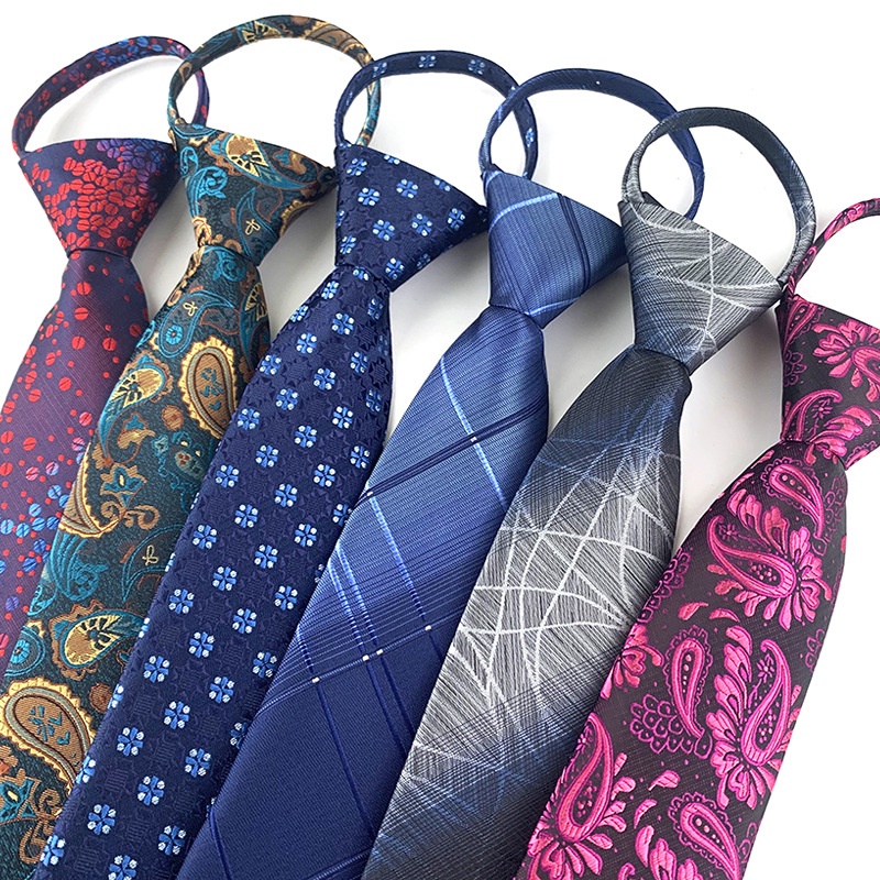 7cm Dây Buộc Trước Nam Dây Kéo Có Thể Điều Chỉnh Dây Kéo Dây Buộc Cổ Sọc Paisley Kẻ Sọc Kiểm Tra Cổ Cô Dâu Váy Dự Tiệc Cưới Cổ Cà Vạt