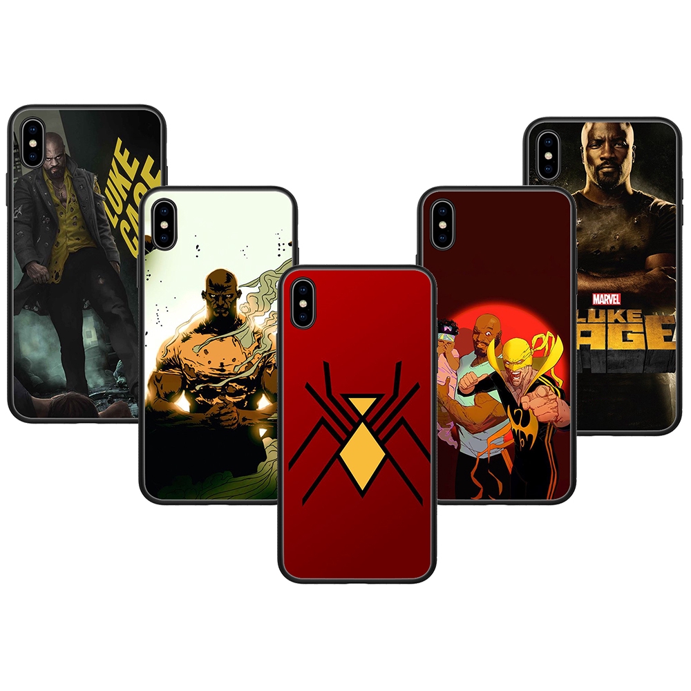 Ốp Điện Thoại Mềm Họa Tiết Luke Cage Marvel Cho Iphone 11 Pro Xs Max Xr X 8 7 6 6s Plus