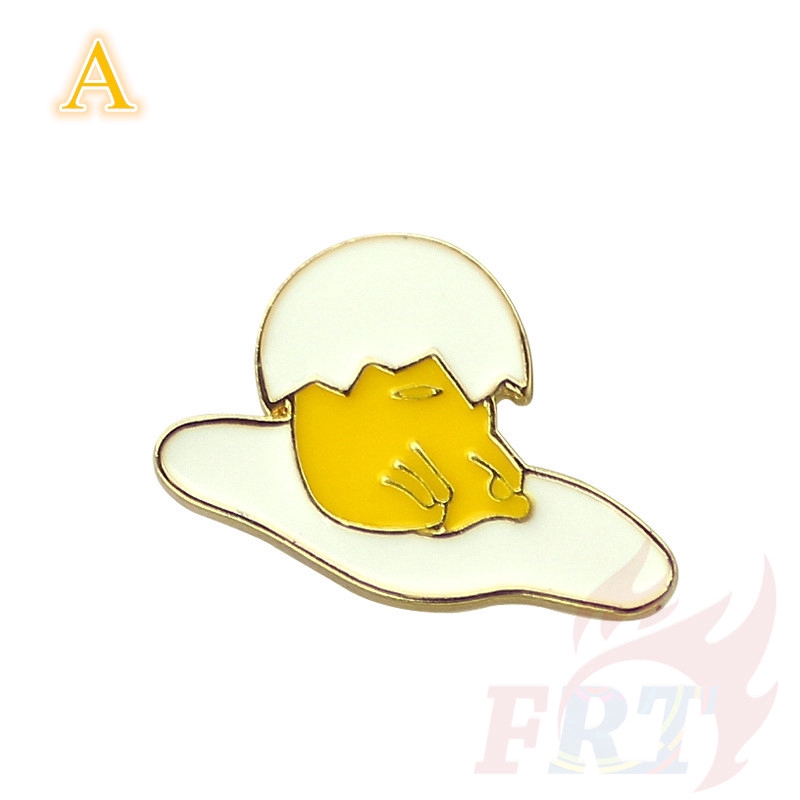 Pin cài áo hình Gudetama xinh xắn dễ thương dành cho trang trí