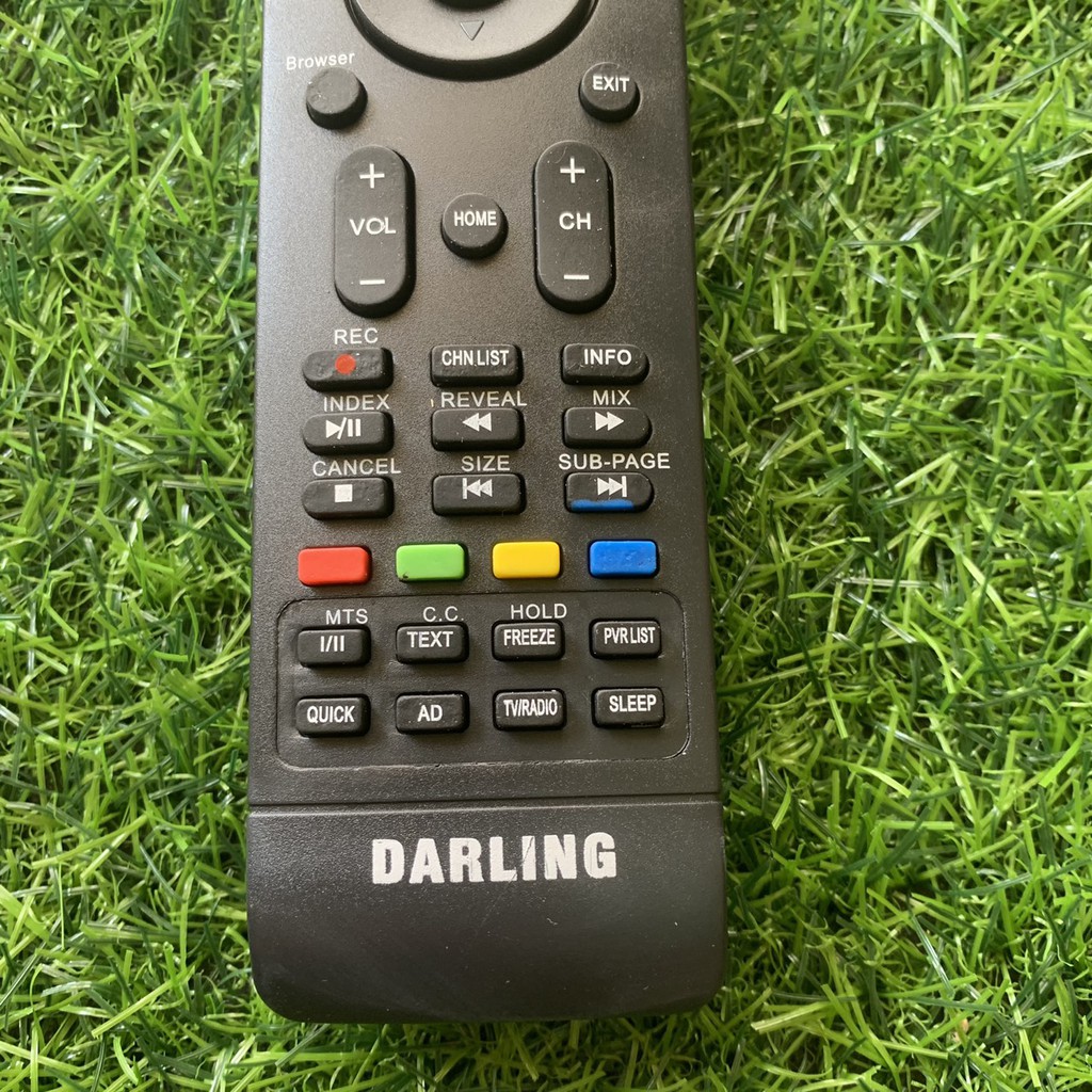 Điều khiển tivi Darling thường loại to, remote darling tv