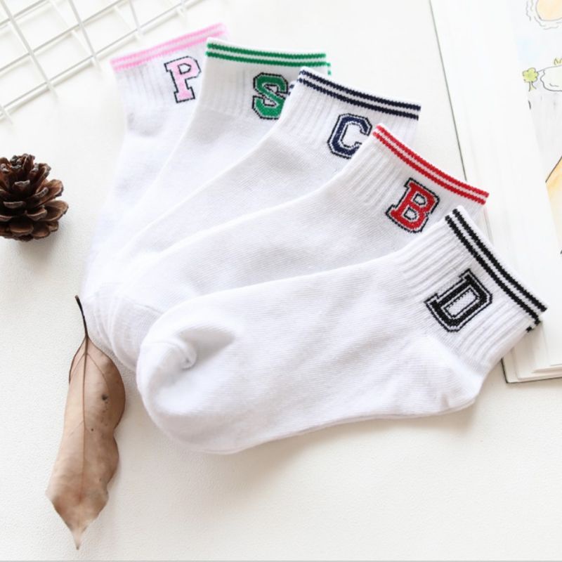 Vớ Cotton Cổ Thuyền 15 Kiểu Hàn Quốc Ngọt Ngào Chống Trượt Cho Nữ