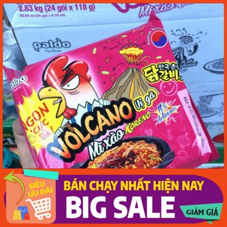 Gói Mì Xào Cay Volcano Koreno Paldo Gà 118g