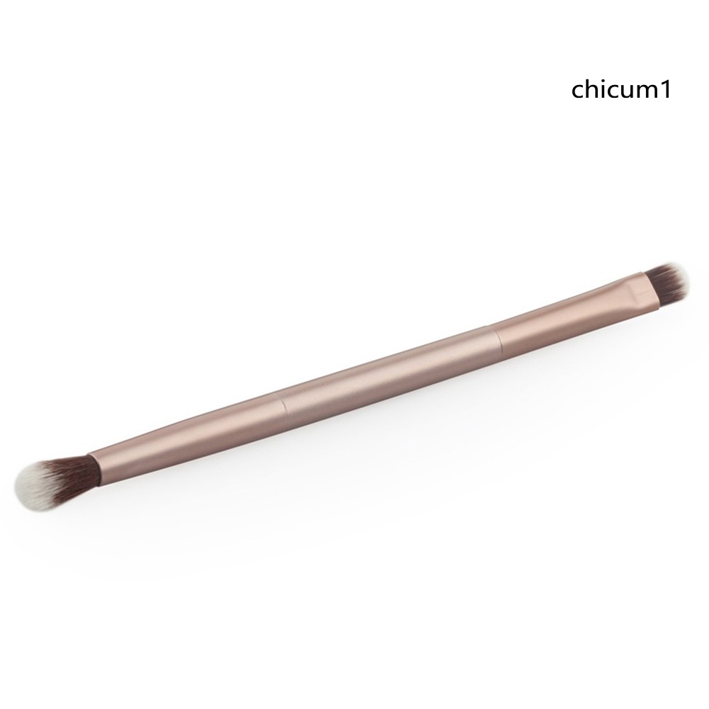 [Hàng mới về] Cọ Trang Điểm Hai Đầu Mềm Mại Cán Nhôm Chất Lượng Cao