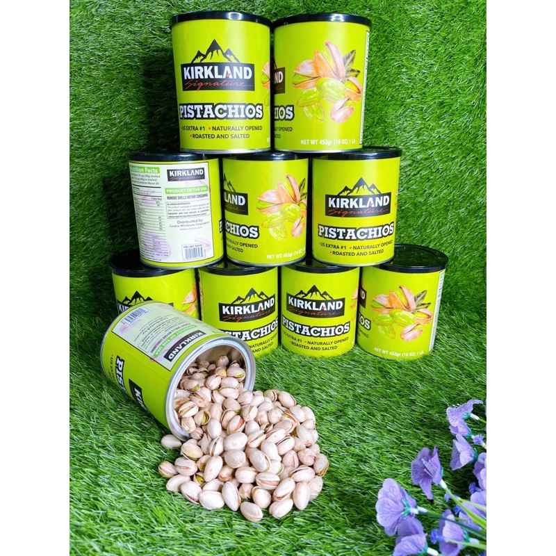 Hạt dẻ cười Mỹ Kirkland Everybody's Nuts Pistachios 450g