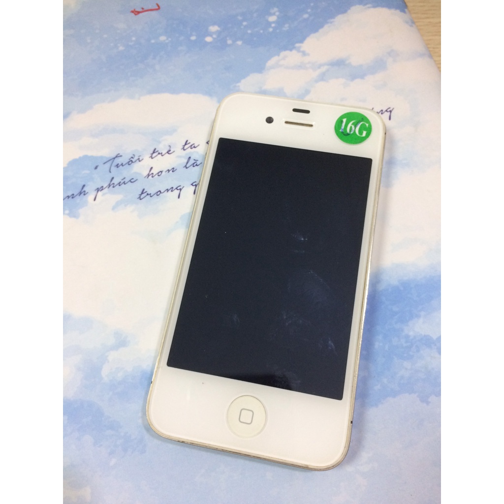 Điện thoại thế hệ thứ 4, phiên bản 4G, 4S màn hình 3.5 inch dung lượng 8GB, 16GB tặng kèm cáp sạc - Bảo hành 3 Tháng