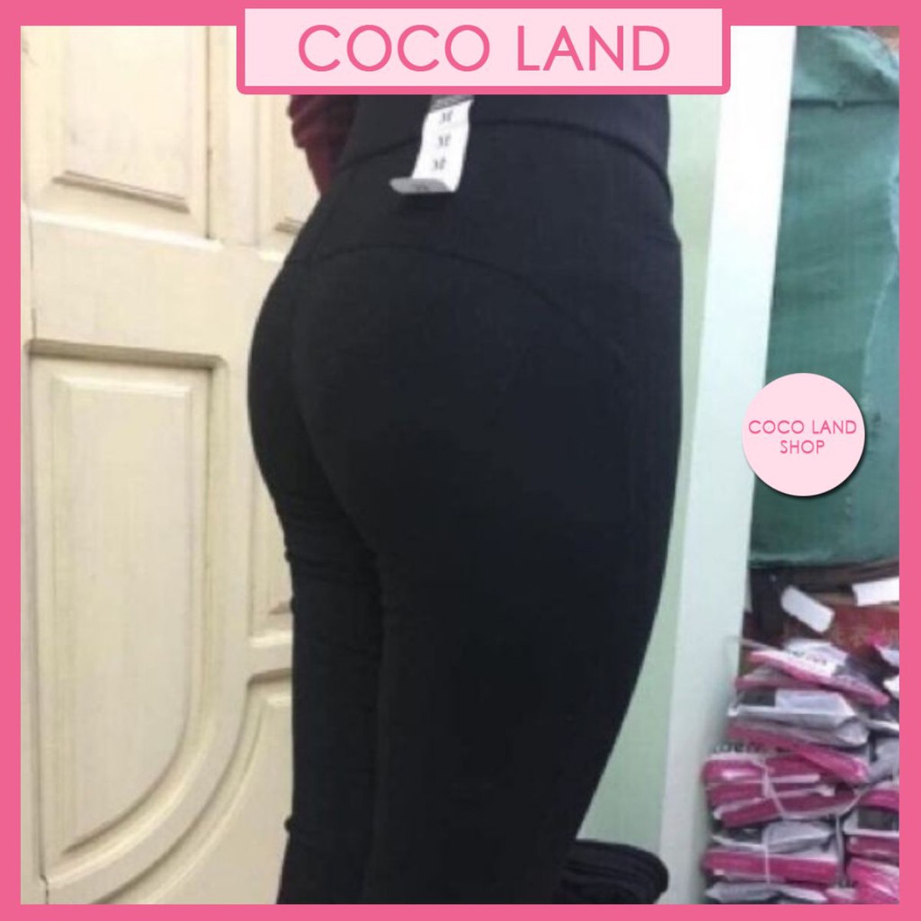 Quần legging nâng mông cạp cao gen bụng tôn dáng
