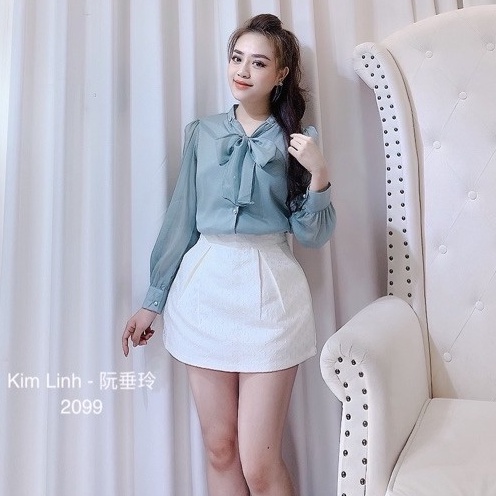 Chân váy caro váy tennis chân váy ngắn chất liệu tagta gấm cao cấp KIM LINH form đứng dáng chuẩn