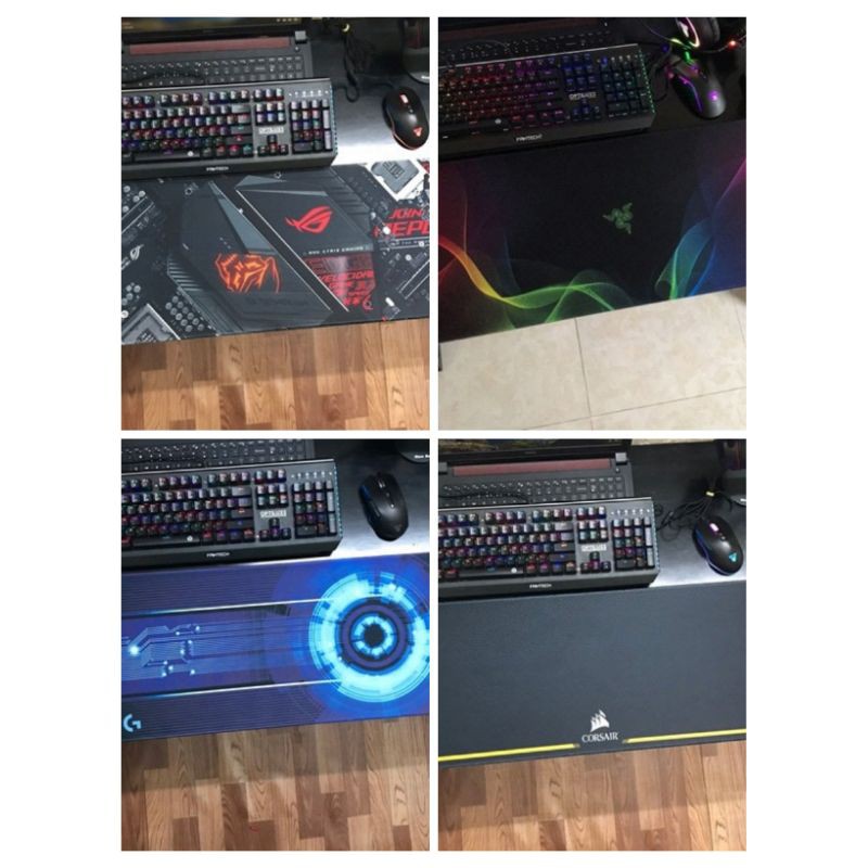 [Chống nước] Mousepad, lót chuột bàn phím Gaming Brands