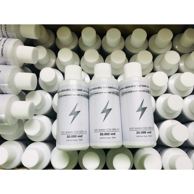 Dung dịch rửa tay khô Sấm Sét 100mL