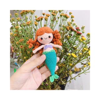 Móc khóa len nàng tiên cá handmade xinh xắn | made by dani